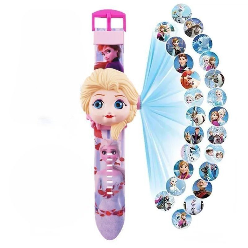 Elsa Character Themed Projection Watch