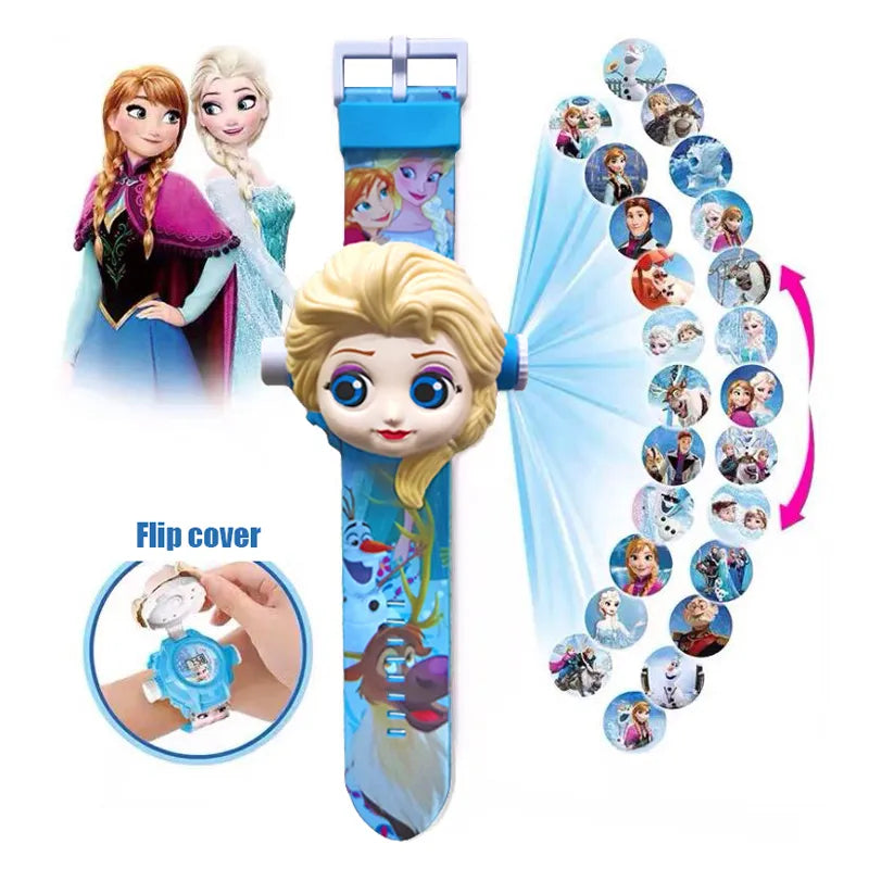 Frozen Elsa Themed Projection Watch