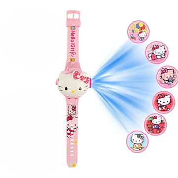 Kitty Themed Toy Projection Watch